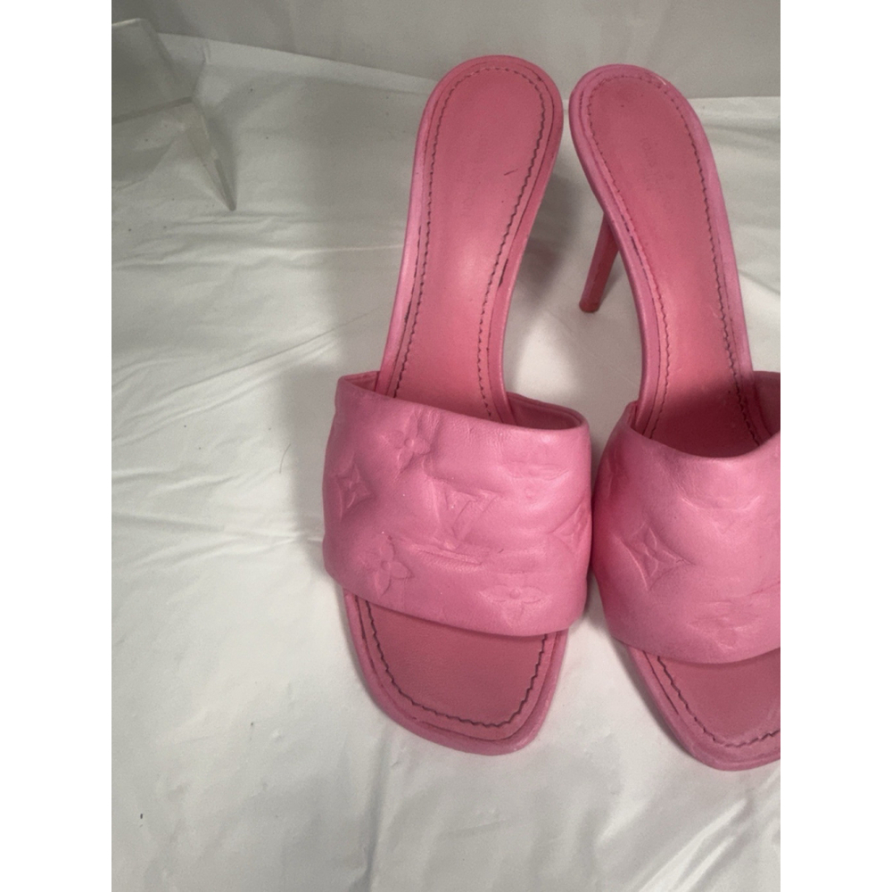 Louis Vuitton Revival Mule Heels Lambskin Size 38 - Picture 5 of 16